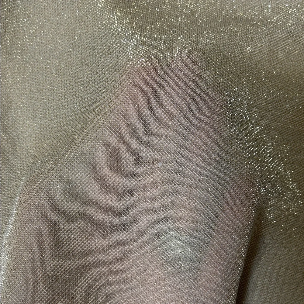 Shimmering Gold Long Sleeve Bodysuit - Picture 4 of 8